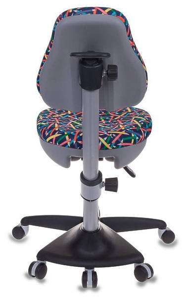 Кресло Бюрократ KD-2/G/PENCIL-BL (Children chair KD-2 blue pencils cross plastic) артикул 263510Si-1 фото 5