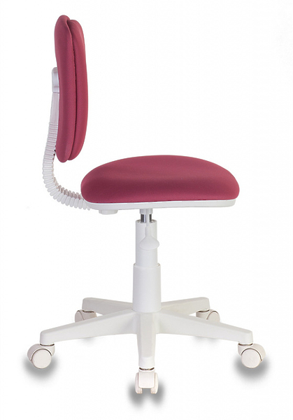 Кресло Бюрократ CH-W204NX/26-31 (Children chair CH-W204NX pink 26-31 cross plastic plastik белый) артикул 263342Si-1 фото 4