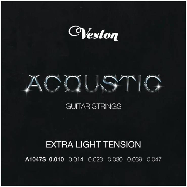 Струны для акустической гитары Veston A1047 S артикул 291677Si-1