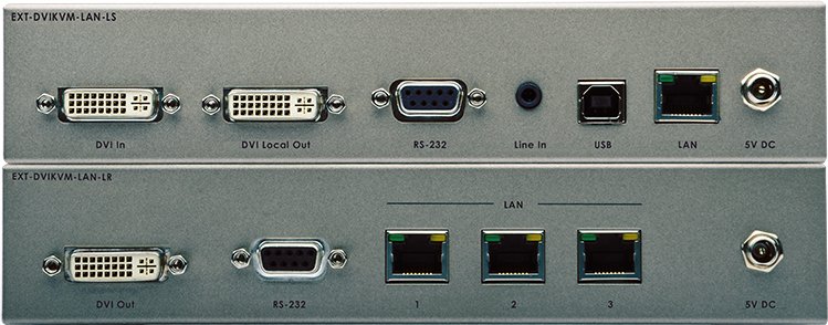 Удлинитель сигнала Gefen EXT-DVIKVM-LANRX артикул 137249Si-1 фото 5