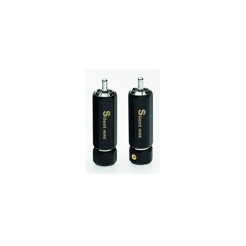 Разъем Silent Wire RCA Series 38, rhodium артикул 157536Si-1