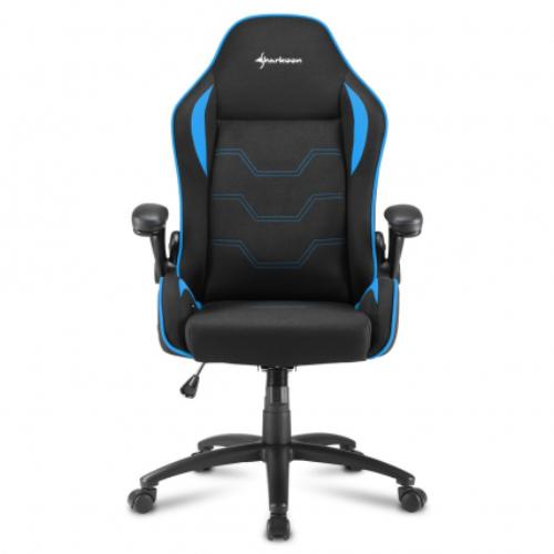 Кресло игровое Sharkoon ELBRUS 1 BK/BU артикул 269897Si-1 фото 3