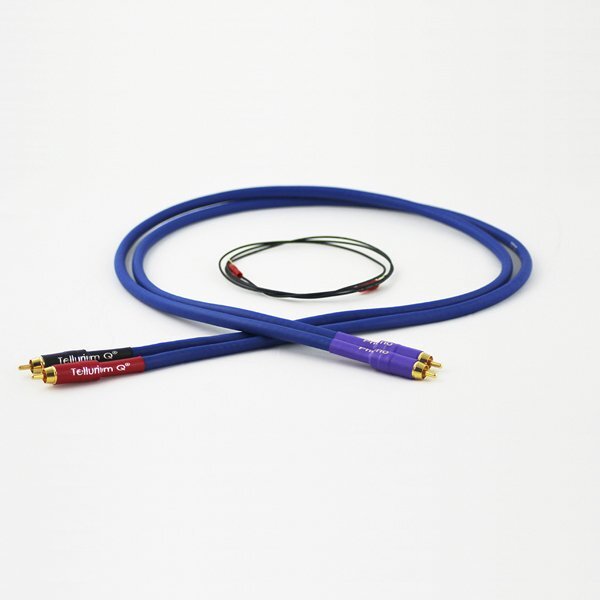 дубль Кабель межблочный Tellurium Q Blue Phono RCA 1.0m артикул 141073Si-1