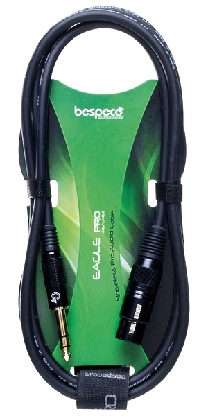 Кабель межблочный XLR-F-Jack Bespeco EASXF900 9 m артикул 257224Si-1 фото 3