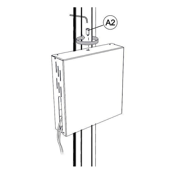 Полка SMS X Codec Holder White артикул 194555Si-1 фото 7