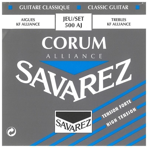Струны для гитары Savarez 500AJ  Corum Alliance Blue артикул 279476Si-1