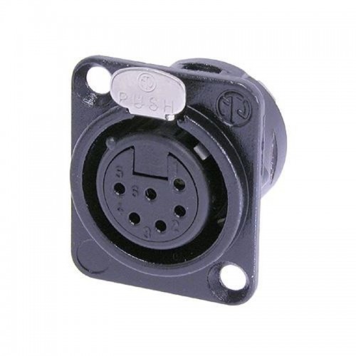 Разъем Neutrik NC6FD-L-B-1 артикул 283672Si-1