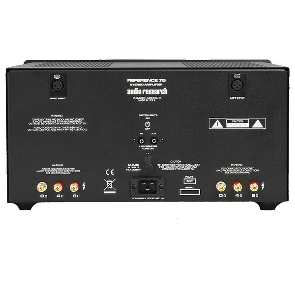 Ламповый усилитель Audio Research Reference 75 SE Black артикул 132589Si-1 фото 4