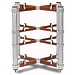 Подставка под Hi-Fi компоненты Solid Tech Rack of Silence 4 Regular Cherry/Silver