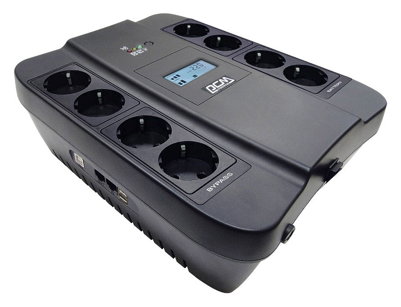 Блок бесперебойного питания Powercom Spider SPD-1100U LCD USB Black артикул 268112Si-1