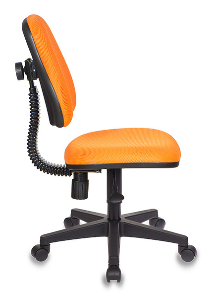 Кресло Бюрократ KD-4/TW-96-1 (Children chair KD-4 orange TW-96-1 cross plastic) артикул 263360Si-1 фото 4