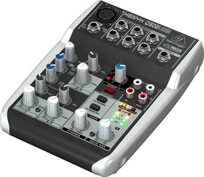 Микшерный пульт Behringer Q502USB артикул 106683Si-1 фото 4