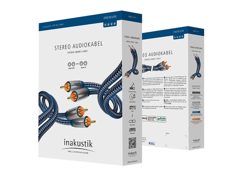 Кабель межблочный In-Akustik Premium Audio Cable RCA 3.0m #0040403 артикул 165772Si-1 фото 3
