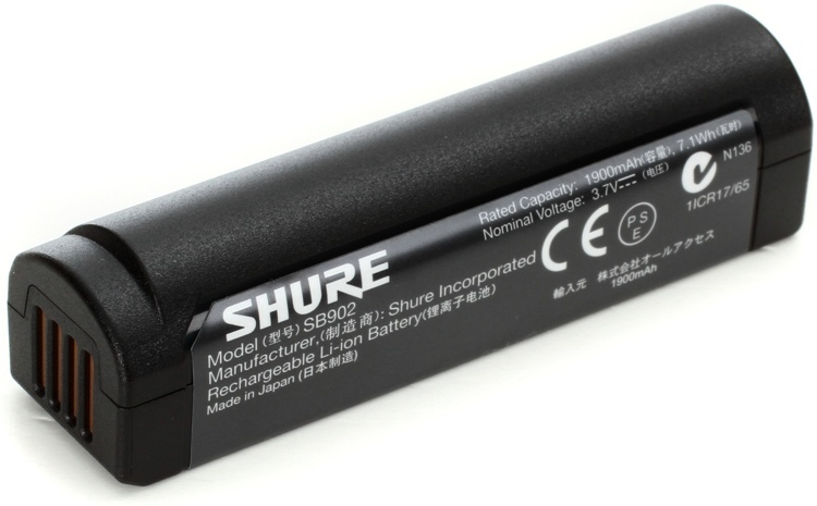 Аккумуляторная батарея Shure SB902 артикул 107191Si-1 фото 3