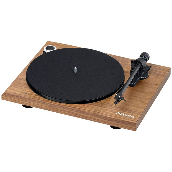 Проигрыватель винила Pro-Ject Essential III Phono (OM 10) Walnut артикул 198755Si-1