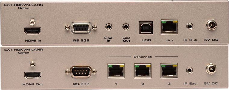 Удлинитель сигнала Gefen EXT-HDKVM-LAN артикул 137252Si-1 фото 3