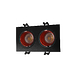 Светильник встраиваемый Denkirs DK3072-BK+RD (Black Red)