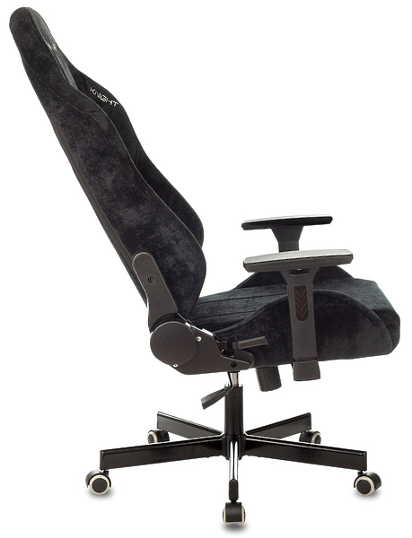 Кресло Knight N1 BLACK (Game chair Knight N1 Fabric black Light-20 headrest cross metal) артикул 263303Si-1 фото 6