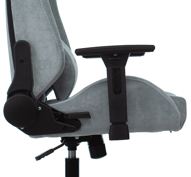 Кресло Knight N1 SKY (Game chair Knight N1 Fabric grey/l.blue Light-28 headrest cross metal) артикул 263337Si-1 фото 3