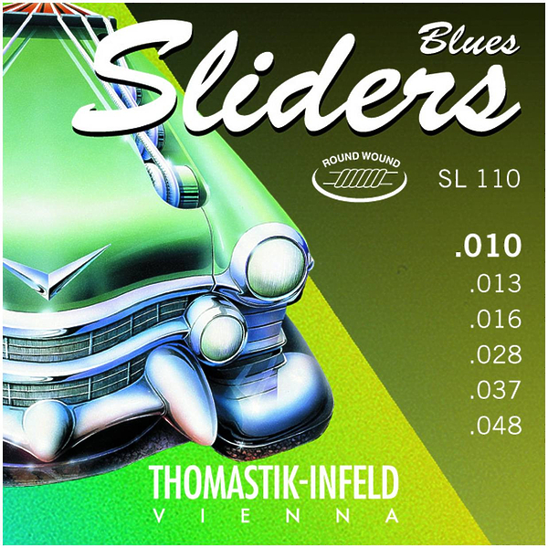 Струны для электрогитары Thomastik Blues Sliders SL110 артикул 291482Si-1