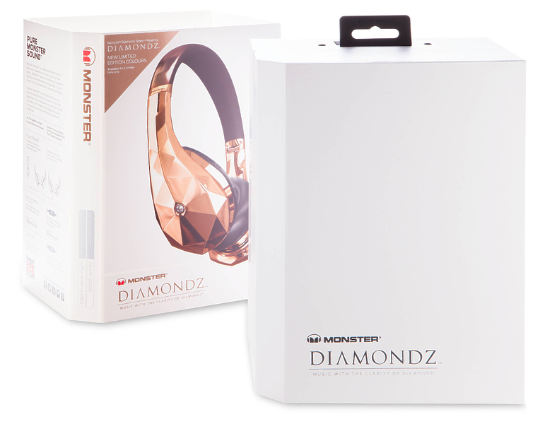 Наушники Monster DiamondZ On-Ear Rose Gold (137015-00) артикул 163192Si-1 фото 10