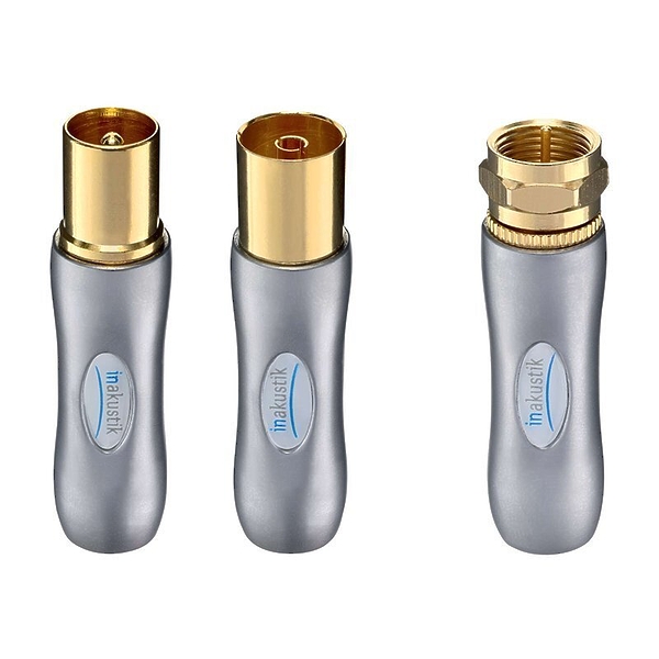 Разъем In-Akustik Exzellenz Professional F-Plug 7mm female (00652104) артикул 168697Si-1