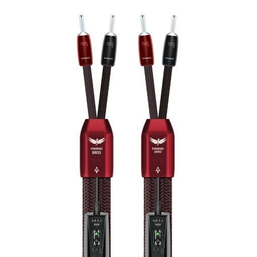 Акустический кабель AudioQuest FireBird ZERO with FireBird BASS BiWire Banan 2.0m артикул 191457Si-1