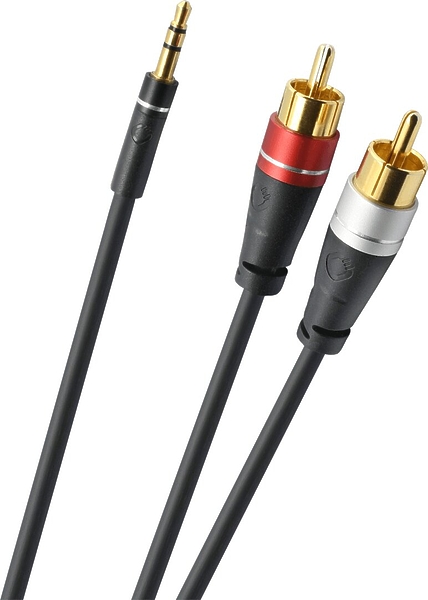 Кабель межблочный Oehlbach Select Audio Jack RCA Link, 1.0m (33190) артикул 260543Si-1