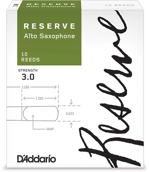 Трости D'Addario WOODWINDS DJR1030 RESERVE ASX- 10 PACK - 3.0 артикул 274512Si-1