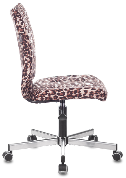 Кресло Бюрократ CH-330M/LEOPARD (Office chair CH-330M leopard Italia LEO cross metal черный) артикул 263393Si-1 фото 4