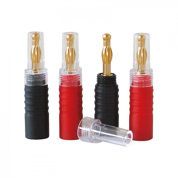 Разъём Dynavox Banana Red/Black (207306) комплект артикул 181450Si-1 в интернет-магазине «HiFiRussia»