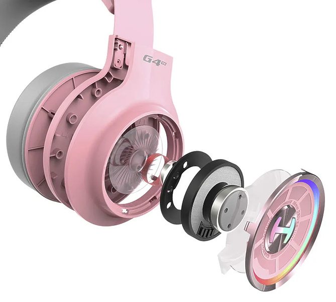 Наушники Edifier G4 TE 2.5m Pink накладные USB оголовье артикул 300071Si-1 фото 7
