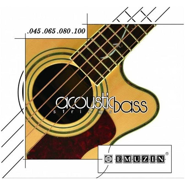 Струны для бас-гитары Emuzin 4АВ45-100 Acoustic Bass артикул 291129Si-1