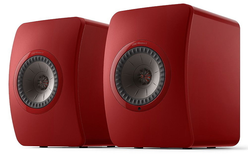 Полочная акустика KEF LS50 Wireless II Crimson Red Special Edition артикул 233187Si-1 в интернет-магазине «HiFiRussia»