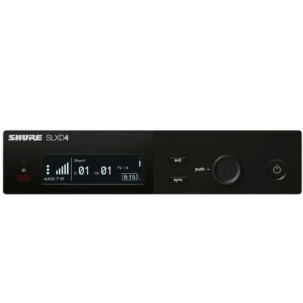 Приёмник радиосистемы Shure SLXD4E H56 (518-562MHz) артикул 225179Si-1
