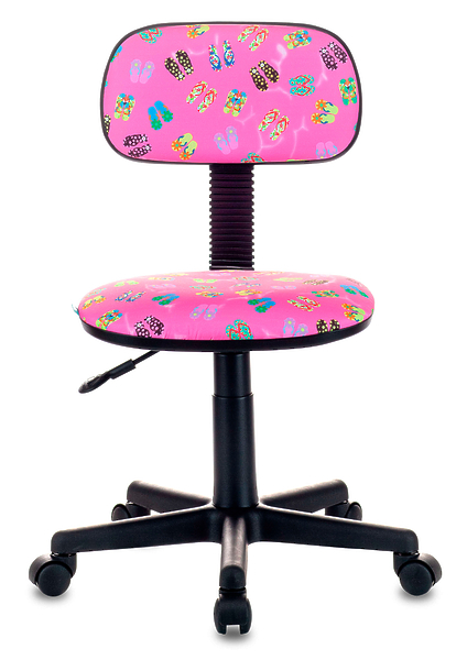 Кресло Бюрократ CH-201NX/FLIPFLOP_P (Children chair CH-201NX pink slantsy FlipFlop_P cross plastic) артикул 263264Si-1 фото 3