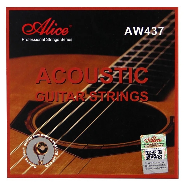 Струны для акустической гитары Alice AW437-XL артикул 291528Si-1