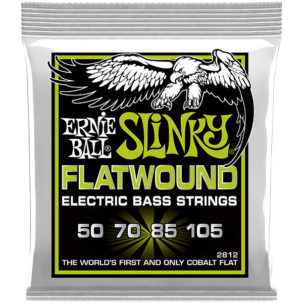 Струны для бас-гитары Ernie Ball 2812 Slinky Flatwound Bass артикул 291152Si-1