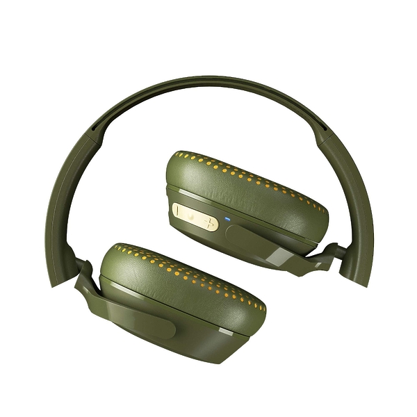 Наушники Skullcandy S5PXW-M687 Riff Wireless On-Ear Moss/Olive/Yellow артикул 233277Si-1 фото 3