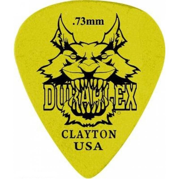 Медиаторы CLAYTON DXS73/12 - 0.73 mm DELRIN стандартные 12 шт артикул 290720Si-1