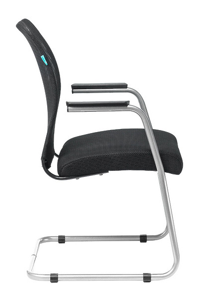 Кресло Бюрократ CH-599AV/TW-11 (Office chair CH-599AV black TW-01 seatblack TW-11 mesh/fabric runners metal металлик) артикул 263312Si-1 фото 4
