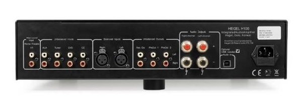 Стереоусилитель Hegel H100 black артикул 324461FV-1 фото 3