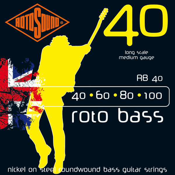 Струны Rotosound RB40 NICKEL (UNSILKED) 40 60 80 100 артикул 275399Si-1 фото 3