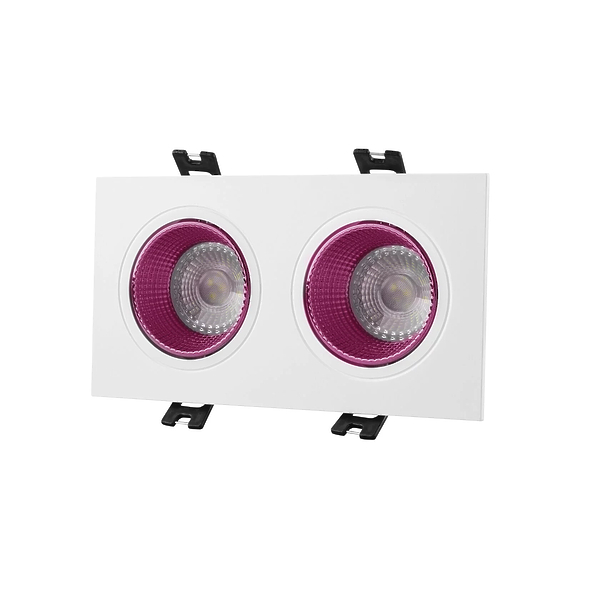 Светильник встраиваемый Denkirs DK3072-WH+PI (White Pink) артикул 270644Si-1