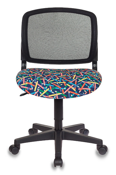 Кресло Бюрократ CH-296/PENCIL-BL (Children chair CH-296NX black pencils cross plastic) артикул 263402Si-1 фото 3