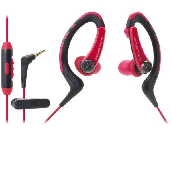 Наушники Audio Technica ATH-SPORT1iS RD артикул 150263Si-1