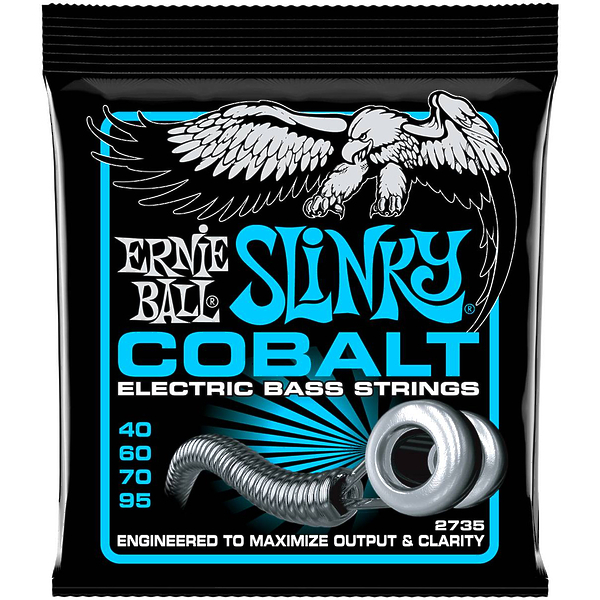 Струны для бас-гитары Ernie Ball 2735 Slinky Cobalt Extra Bass артикул 291145Si-1