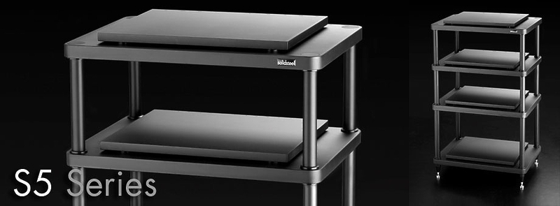 Стойка под Hi-Fi Solidsteel S5-5 black артикул 110560FV-1 фото 4