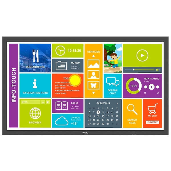 Интерактивная панель NEC MultiSync P554 SST артикул 221325Si-1 в интернет-магазине «HiFiRussia»