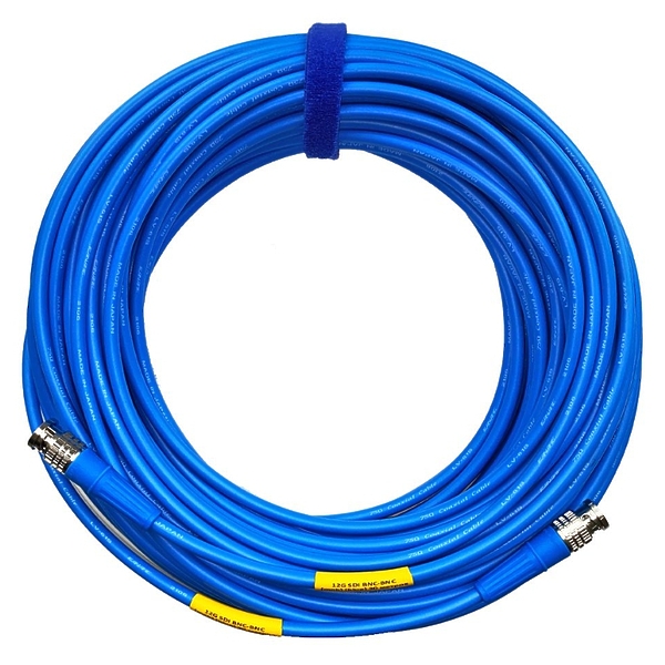 Кабель мобильный/сценический GS-PRO 6G SDI BNC-BNC (mob) (blue) 50 метров артикул 313955Si-1